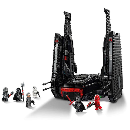 LEGO® Star Wars Kylo Ren’s Shuttle Set 75256 with figures from The Rise of Skywalker for kids and collectors.