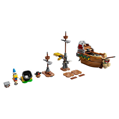 LEGO® Super Mario Bowser Airship Expansion Set 71391 featuring Bowser's Airship and mini figures for kids.