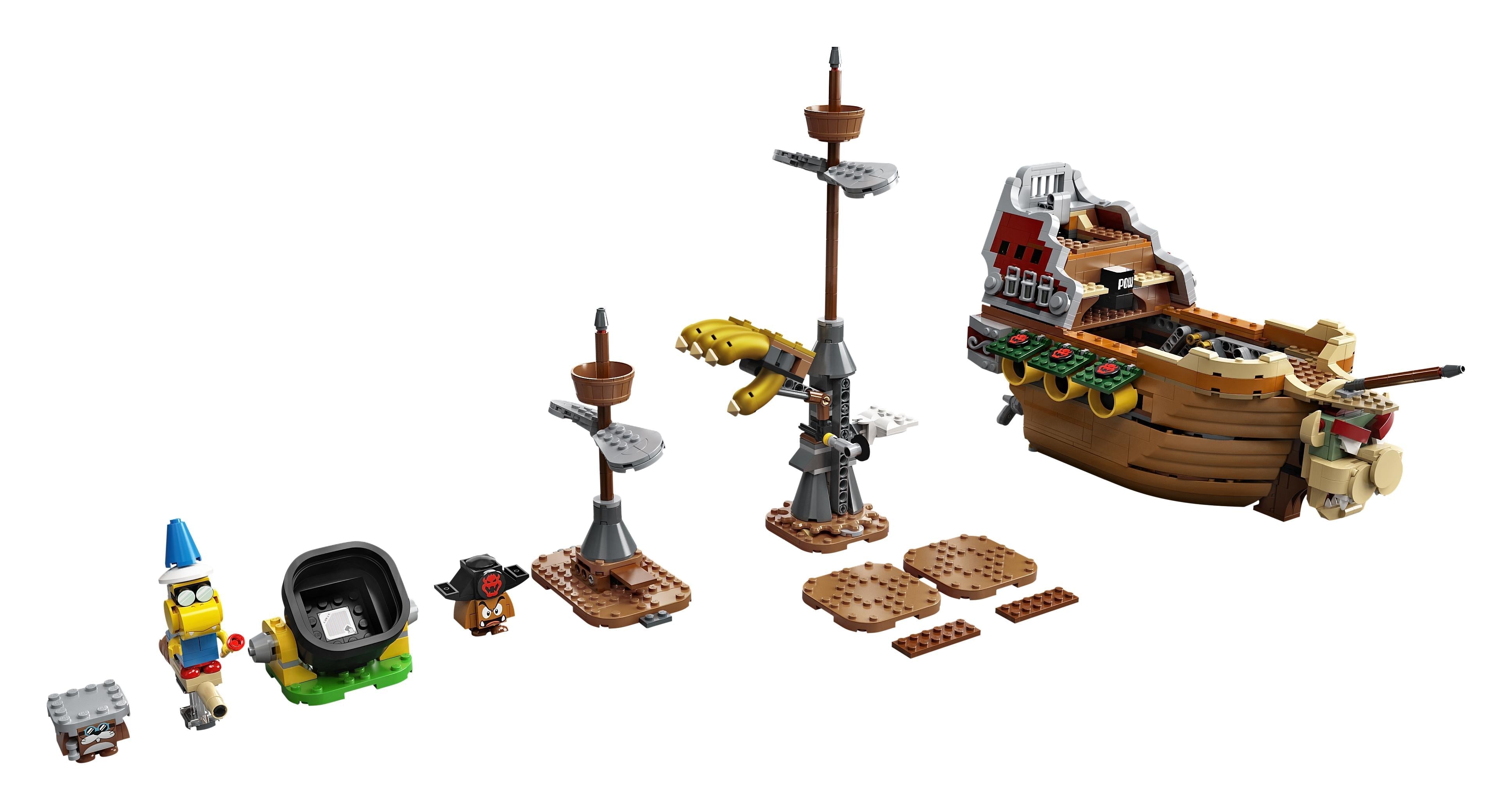 LEGO Super Mario Bowser Airship Expansion Set 71391 with buildable ship and characters for exciting gameplay.