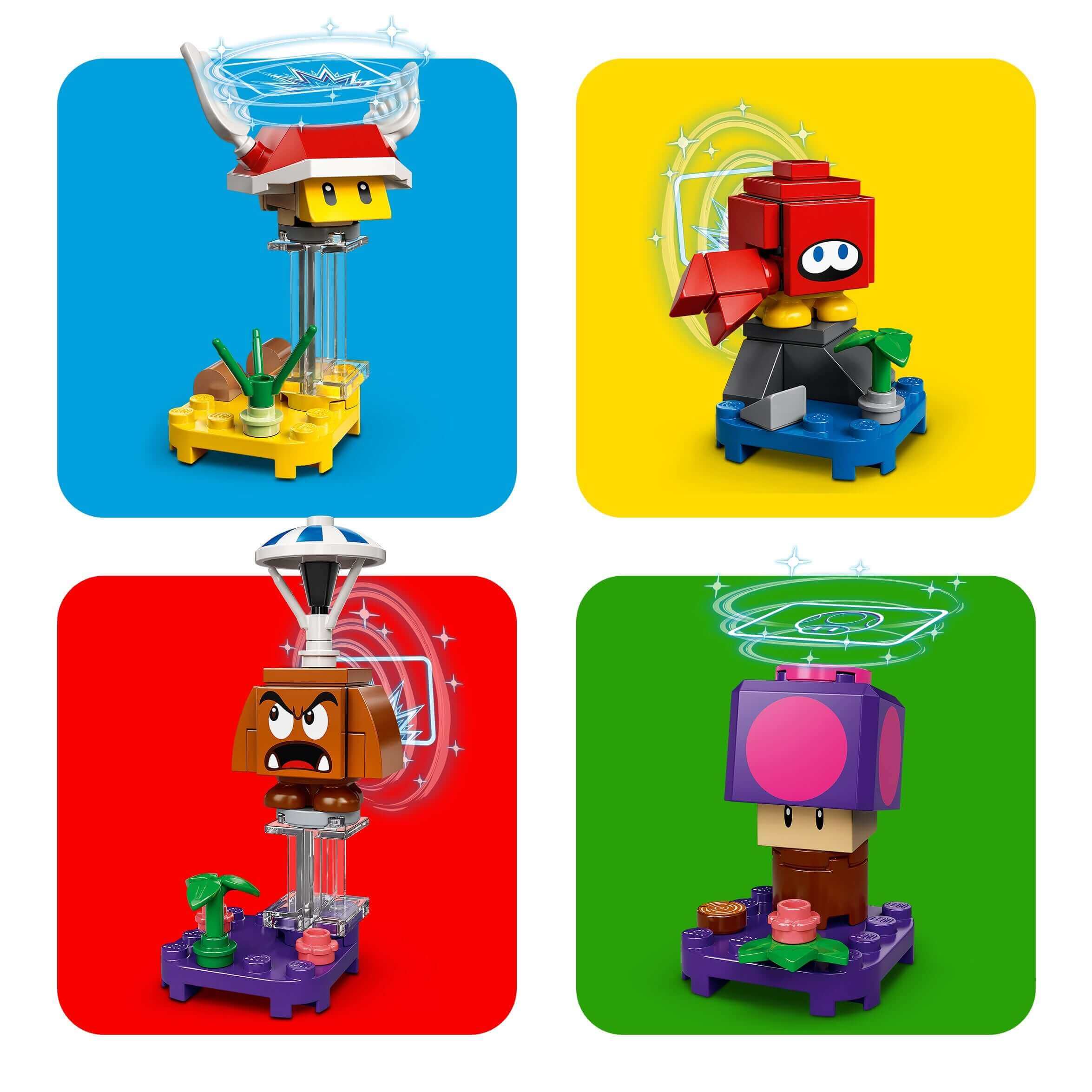 LEGO® Super Mario Character Packs Series 2 featuring 10 buildable characters for kids' adventures.