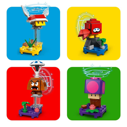 LEGO® Super Mario Character Packs Series 2 featuring 10 buildable characters for kids' adventures.