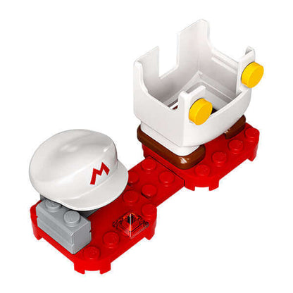 LEGO® Super Mario™ Fire Power-Up Pack 71370 with fire cap and block for enhanced gameplay.
