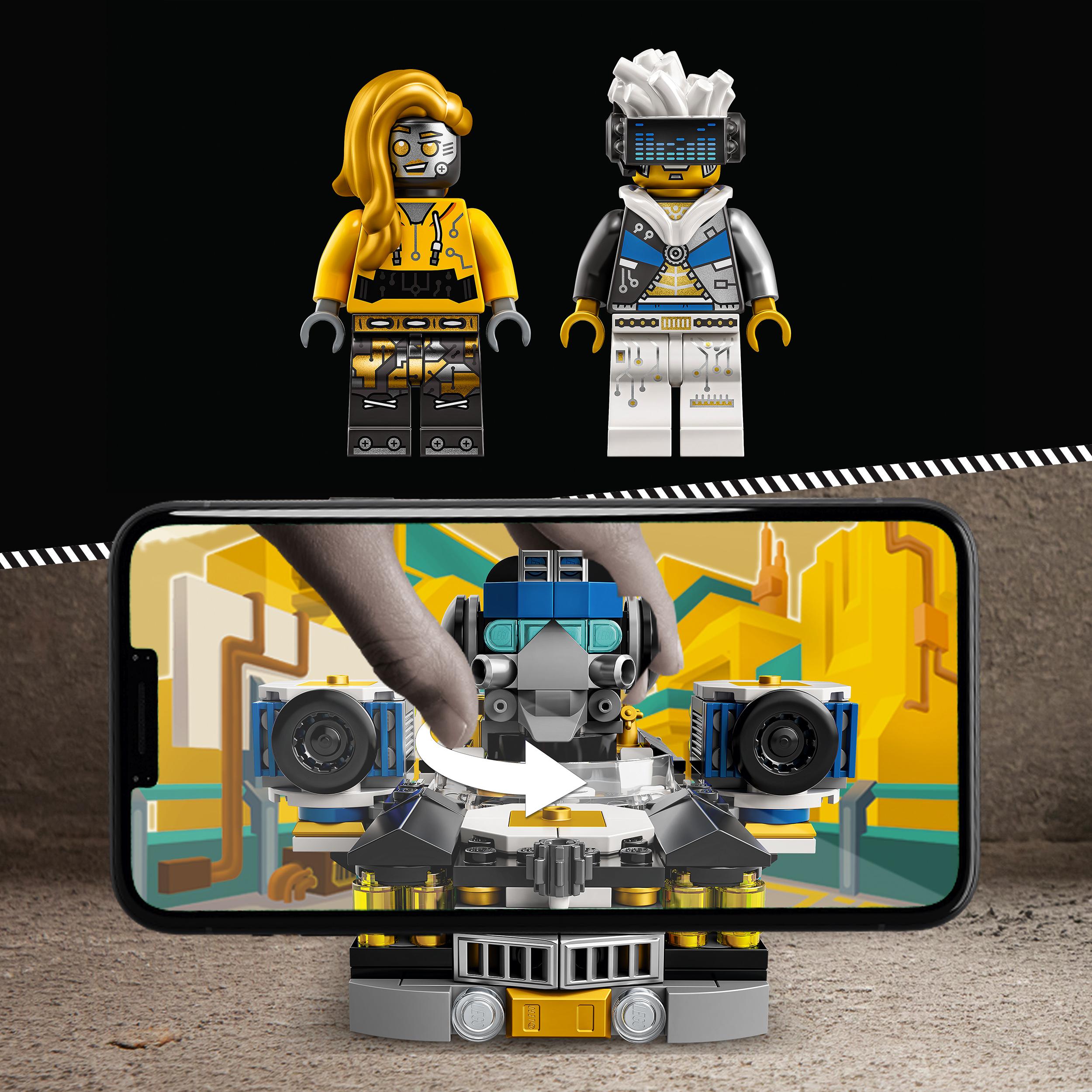 LEGO® VIDIYO Robo HipHop Car BeatBox Set with music-themed minifigures and app interaction.