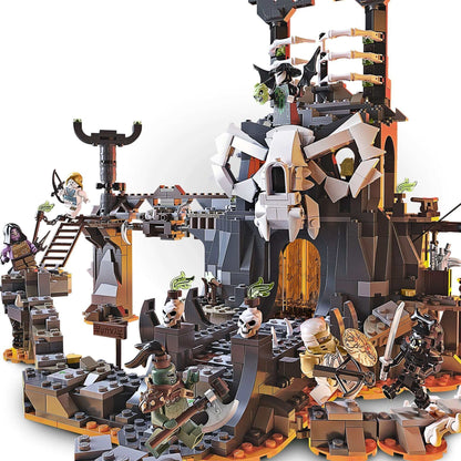LEGO NINJAGO Skull Sorcerer's Dungeons set 71722 featuring interactive dungeons and minifigures for exciting battles.