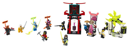 LEGO® NINJAGO Gamer's Market Minifigures Set 71708 with 9 figures and toy market. Perfect for Prime Empire scenes.