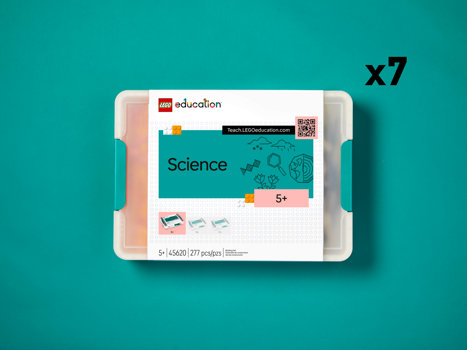 LEGO Education Science kits for Year 1-3 pupils, hands-on learning, 7 kits, engaging science education.