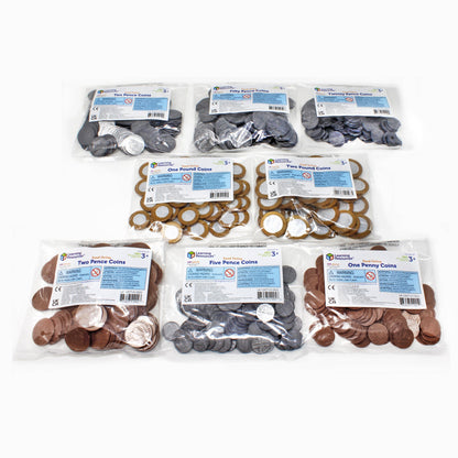 Pound Sterling Play Money (Set of 700 coins)