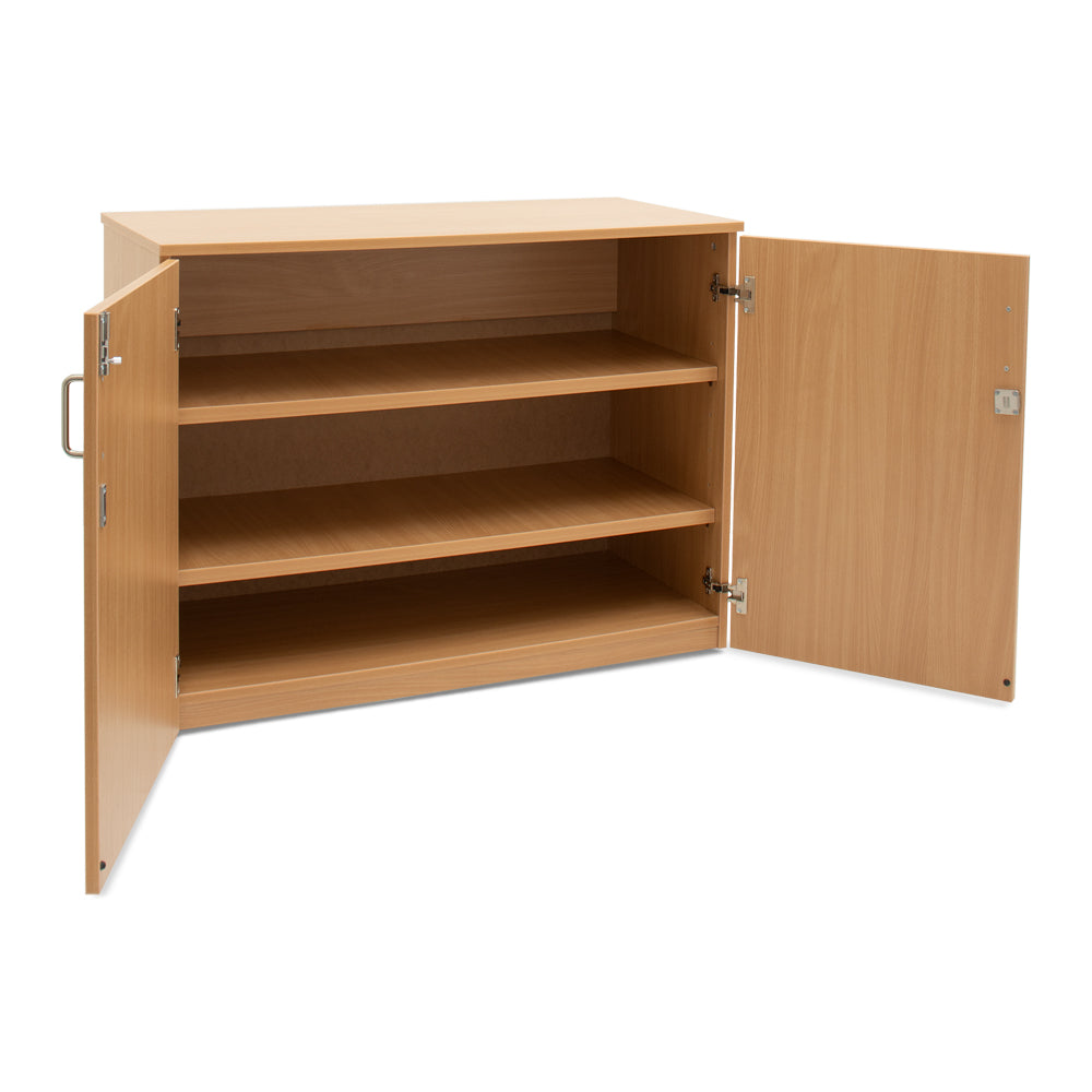 Monarch Medium Lockable Beech Cupboard