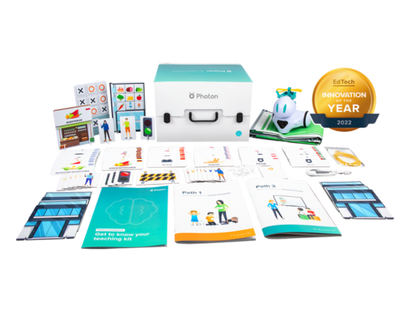 Photon Teaching Kit and materials for AI Discovery, promoting education in artificial intelligence for students.
