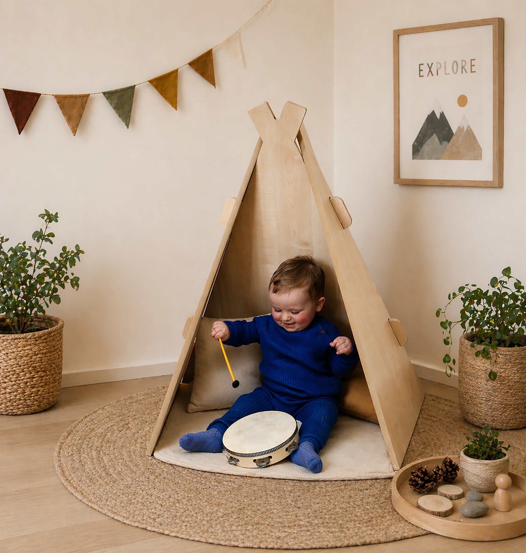 Under 2s Teepee (Maple)