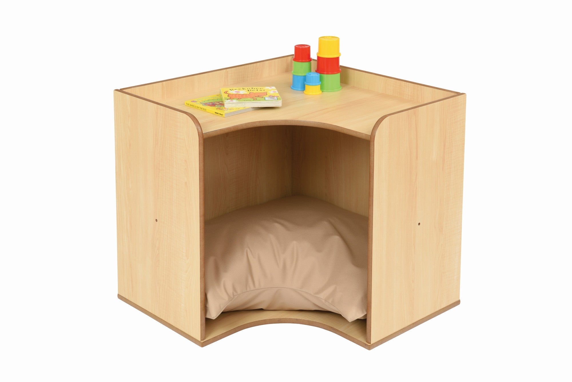 Corner Unit ~ Tan Cushions (Maple)