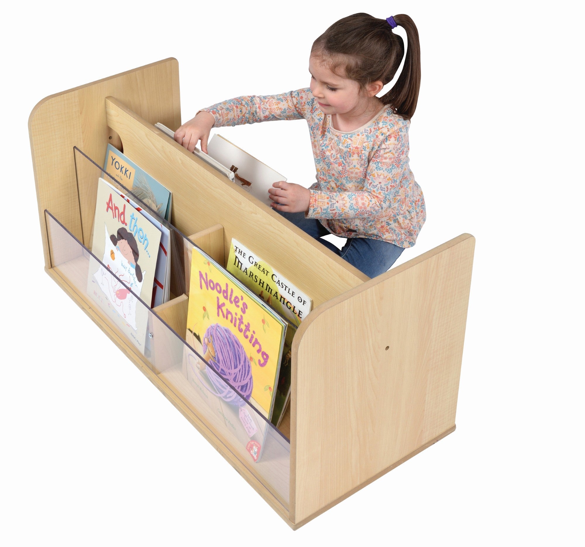 Double Sided Perspex Unit (Maple)