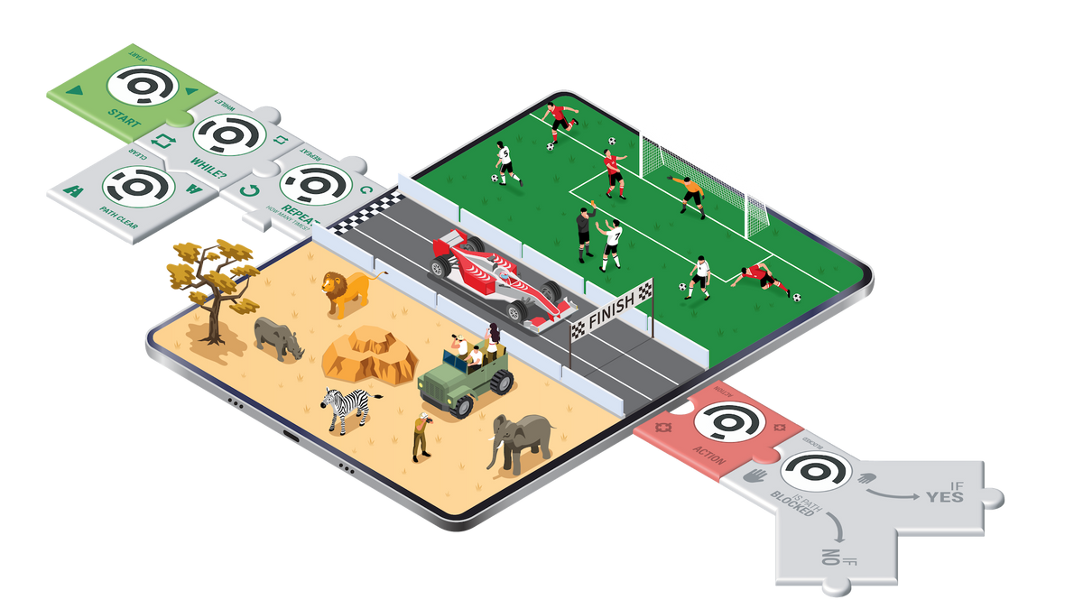 Tangible Math Game Tangible Coding Classroom Set