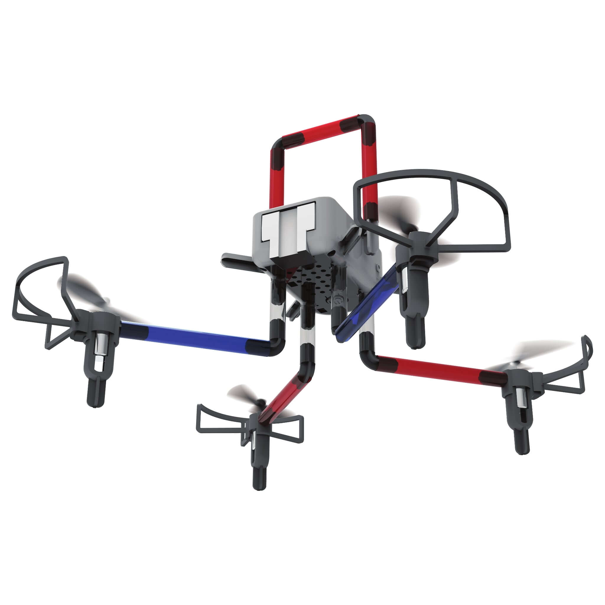 Drone Maker Kit: STEM project kit featuring a colorful quadcopter, ideal for learning about aviation and engineering.