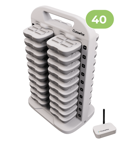 Classwise 40 educational solution device with multiple interactive tools for engaged learning.