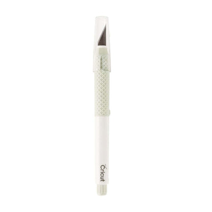 Cricut TrueControl Knife showcasing a premium steel blade and ergonomic grip for precise cutting on various materials.