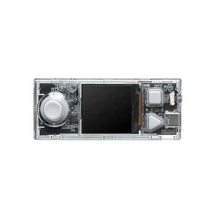 CyberPi Go Kit, a portable programmable microcomputer with a full-color display and various input devices.