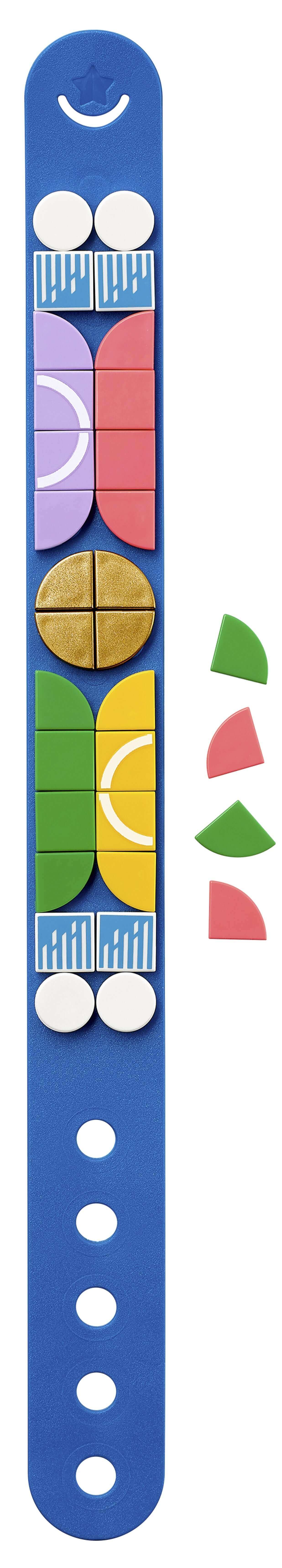 DOTS Go Team! Bracelet DIY Set by LEGO® 41911 featuring colorful sports-themed decorative pieces.