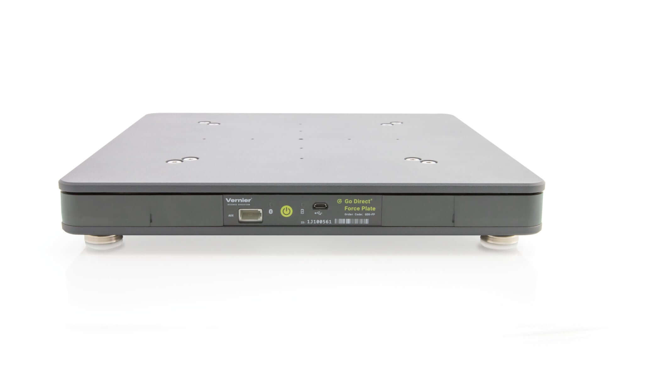 Go Direct Force Plate designed for measuring forces during jumping, stepping, and other human actions.