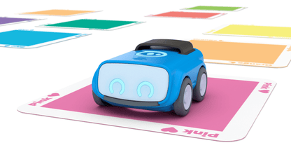 Sphero indi robot on a colorful card for interactive STEAM learning and play.