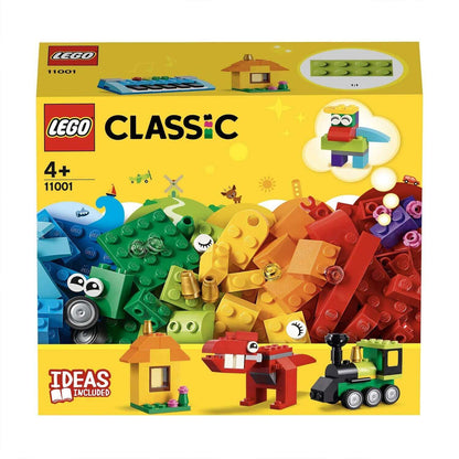 LEGO Classic Bricks and Ideas Toy 11001, colorful building blocks for kids aged 4+, includes ideas for creative construction.