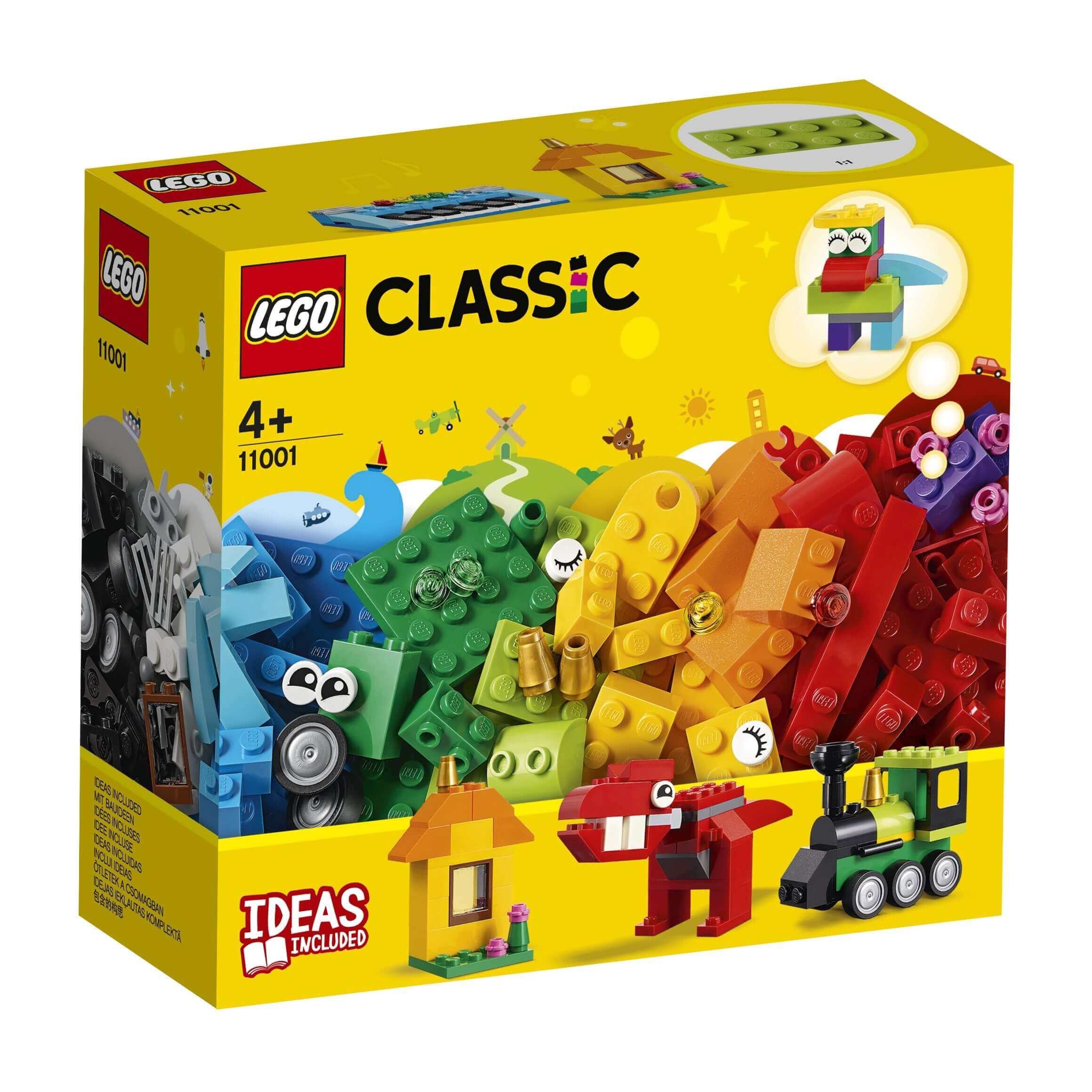 LEGO Classic Bricks and Ideas Construction Toy 11001 box with colorful bricks and building ideas.
