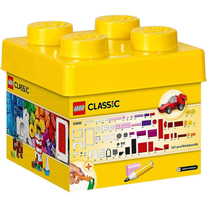 LEGO Classic Creative Bricks 10692 colorful building toy box for children age 4+, encourages open-ended play.