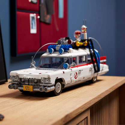 LEGO Creator Expert Ghostbusters ECTO-1 Set 10274, detailed buildable model of iconic ghostbusting vehicle.