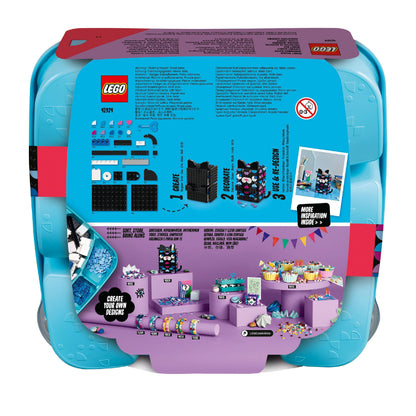 LEGO® DOTS Secret Holder Room Décor Ideas Set 41924 with creative design inspiration and colorful tiles.