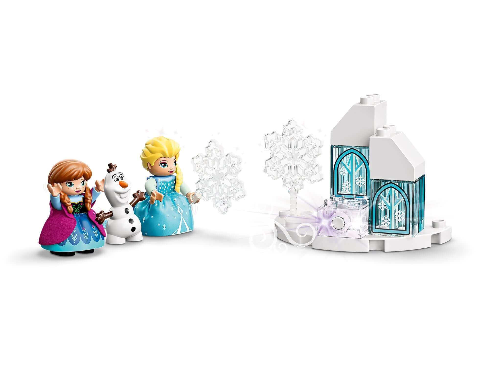 LEGO® DUPLO Disney Frozen Ice Castle Set 10899 with Elsa, Anna, and Olaf building toy for toddlers. Endless Frozen adventures.