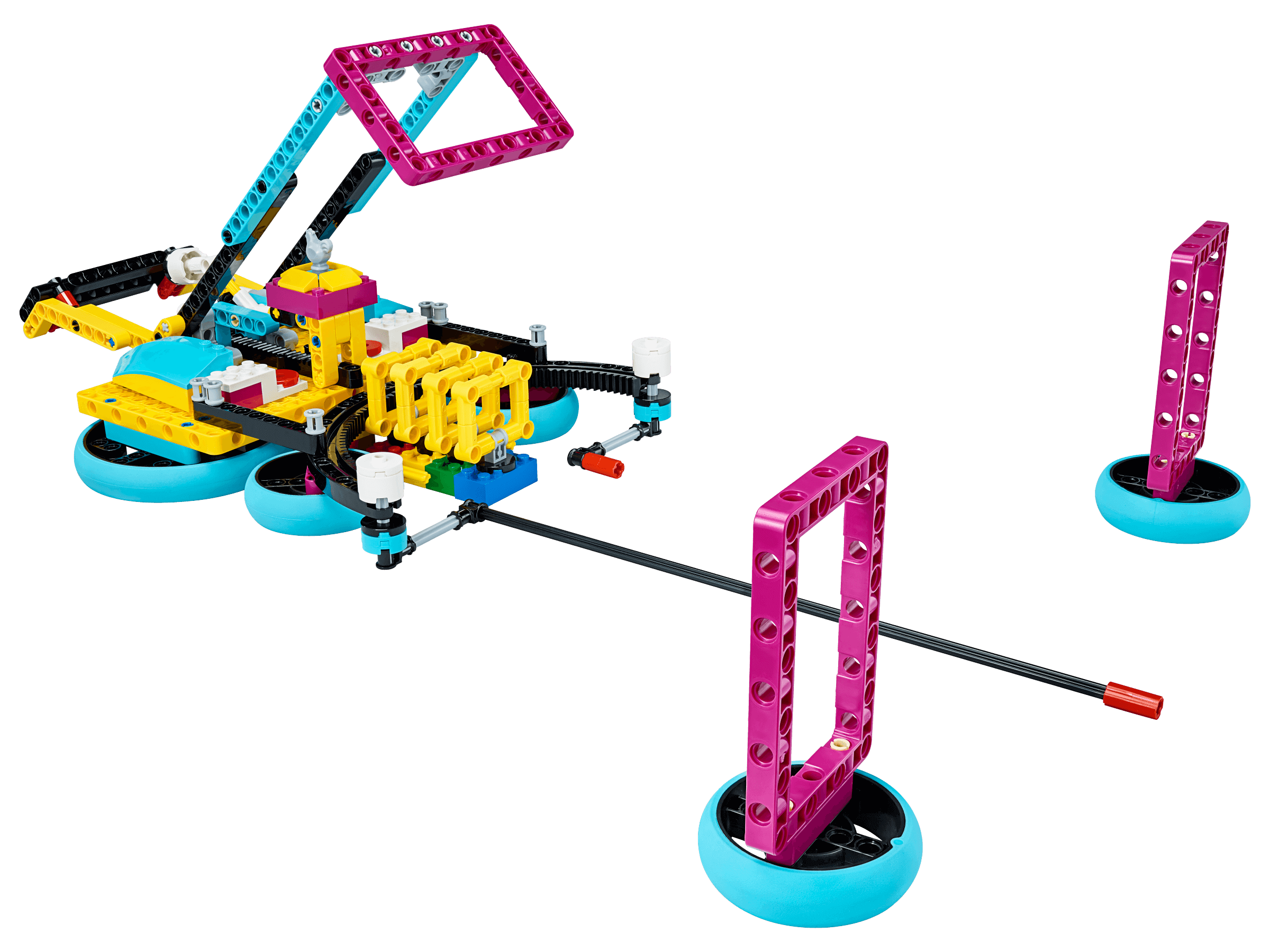 LEGO® Education SPIKE™ Prime Expansion Set 45681 with colorful elements for advanced STEAM learning and robotics.