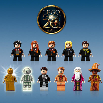 LEGO® Harry Potter 20th Anniversary collectible minifigures set featuring key characters and exclusive designs.