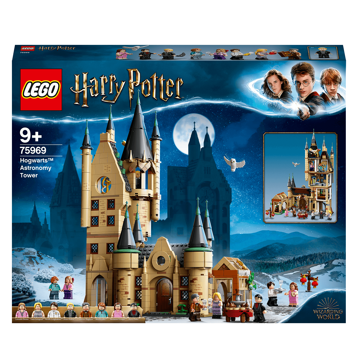 LEGO Harry Potter Hogwarts Astronomy Tower Set 75969 featuring iconic locations and authentic details for young wizard fans.