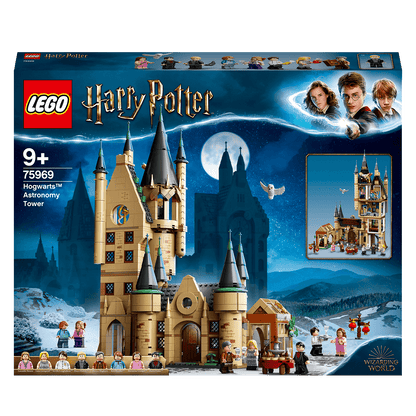 LEGO Harry Potter Hogwarts Astronomy Tower Set 75969 featuring iconic locations and authentic details for young wizard fans.