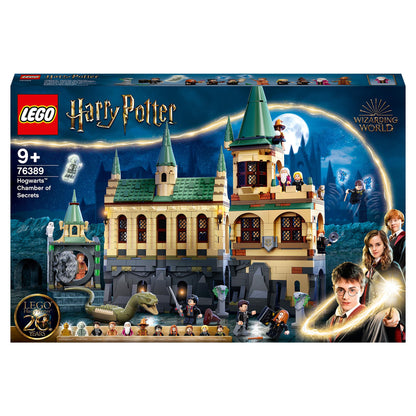 LEGO Harry Potter Chamber of Secrets set 76389 with Hogwarts castle features and characters for imaginative play.