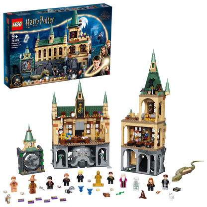 LEGO Harry Potter Hogwarts Chamber of Secrets Set 76389, featuring Hogwarts castle, minifigures, and accessories for imaginative play.