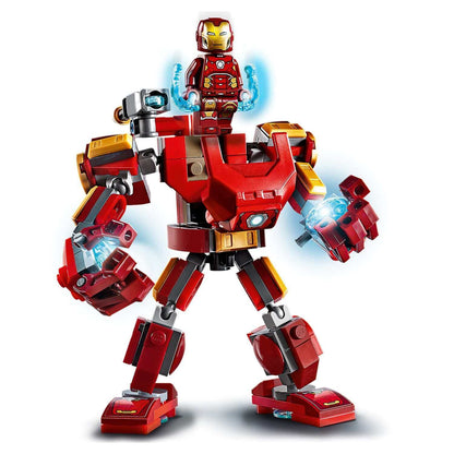 LEGO® Marvel Avengers Iron Man Mech Playset 76140 with Iron Man minifigure and movable limbs.