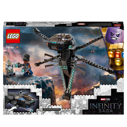 LEGO® Marvel Black Panther Dragon Flyer Set 76186 featuring iconic aircraft from Avengers: Endgame.