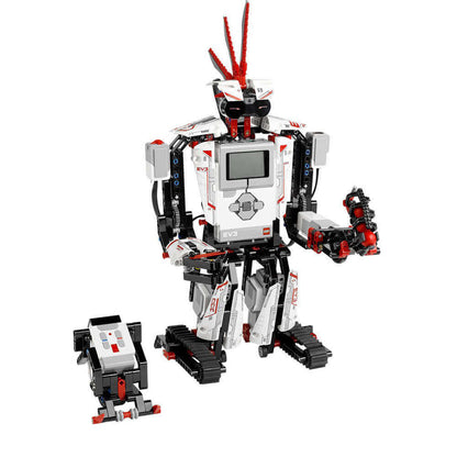 LEGO® MINDSTORMS® EV3 robots, showcasing a versatile robot with advanced tech for building and programming adventures.