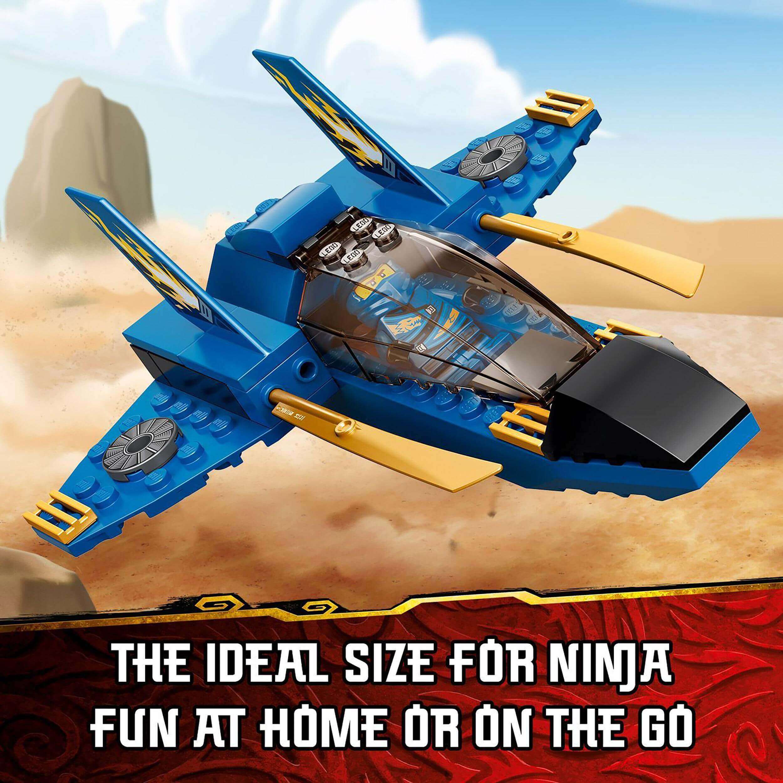 LEGO NINJAGO Legacy Storm Fighter Battle Toy 71703, perfect for ninja battles at home or on the go.
