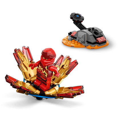 LEGO NINJAGO Spinjitzu Burst Kai Spinner Toy 70686 featuring Kai in action with vibrant spinning bursts.