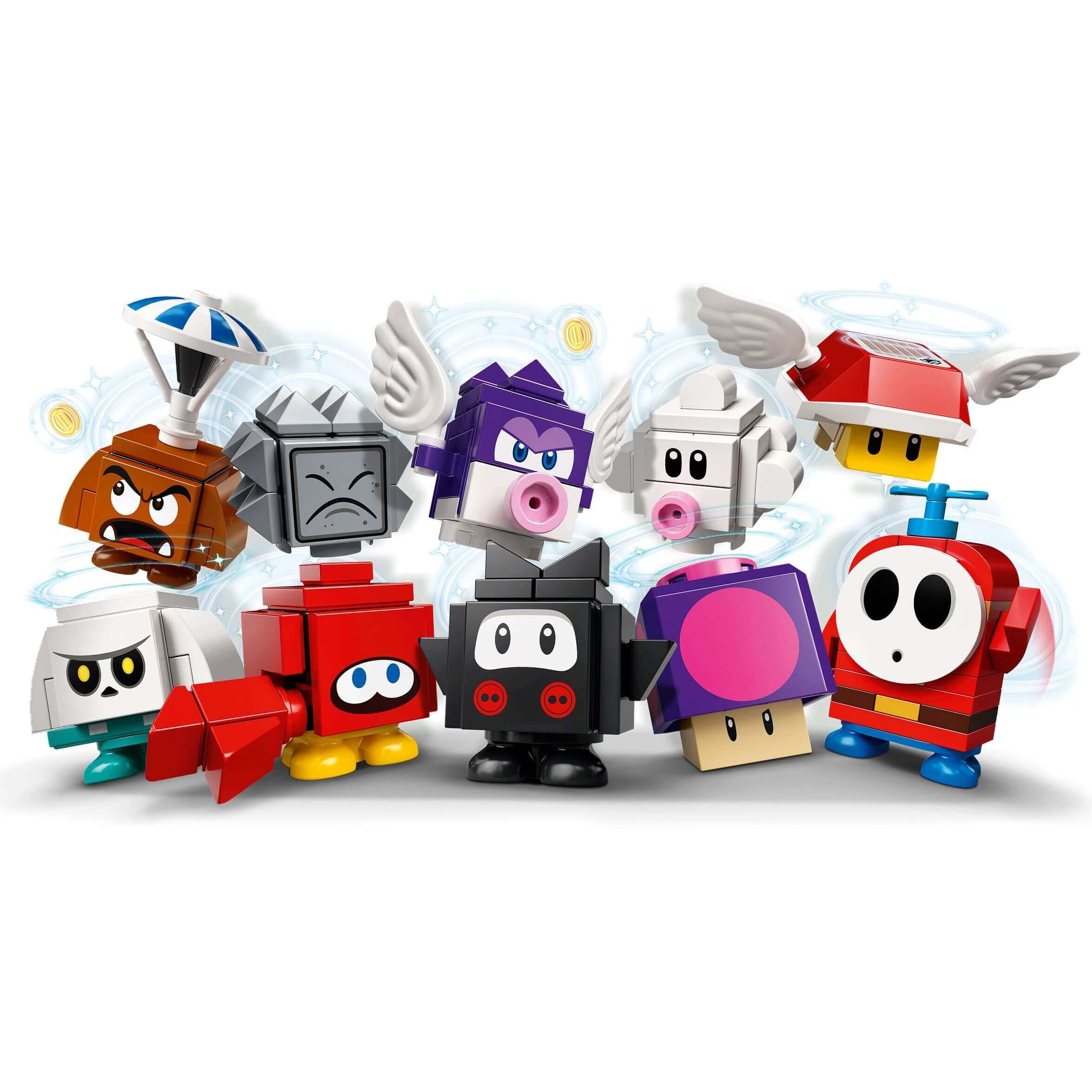 LEGO Super Mario Character Packs Series 2 featuring 10 buildable characters for interactive play and adventures.