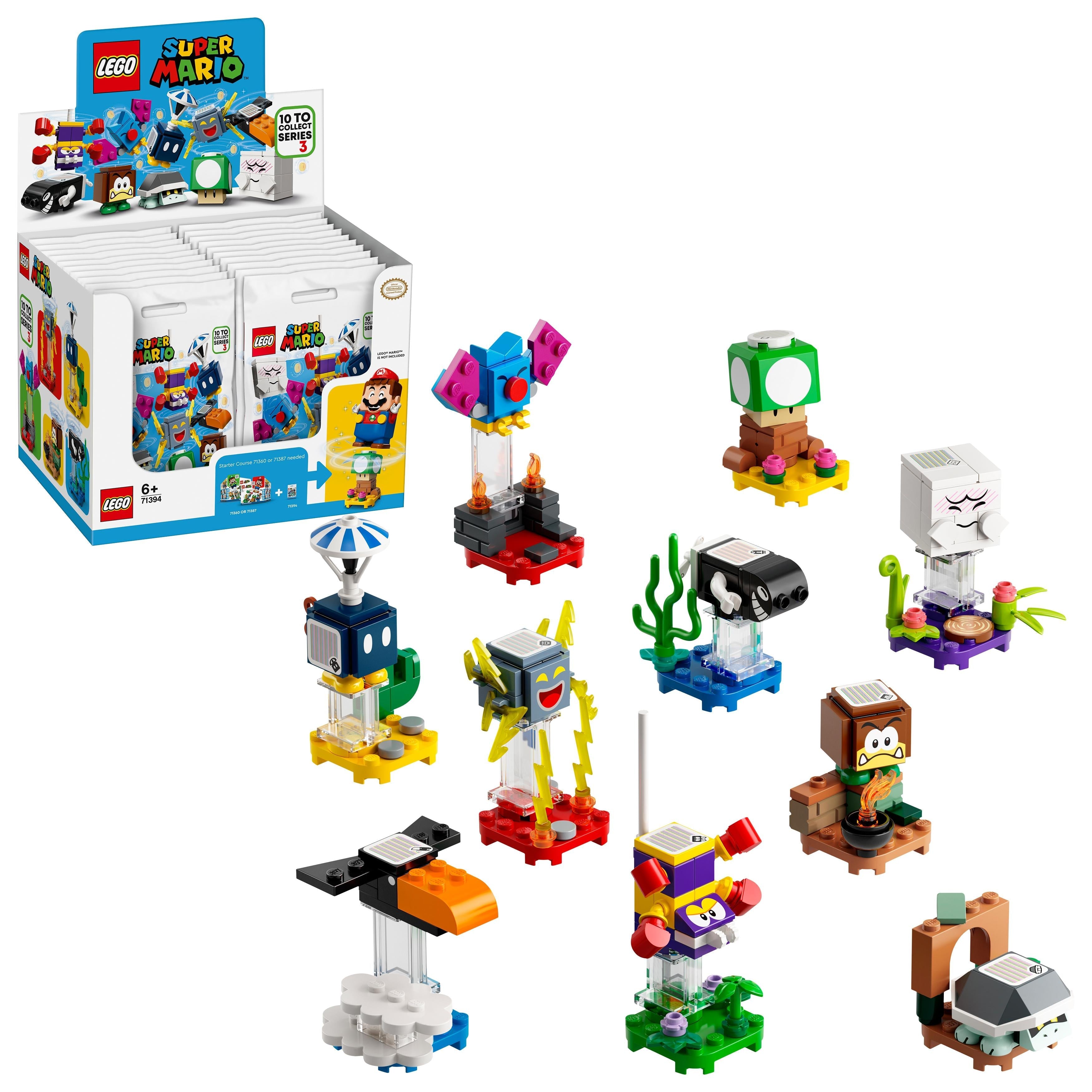 LEGO Super Mario Character Packs Series 3 features 10 buildable characters for creative play and expansion.