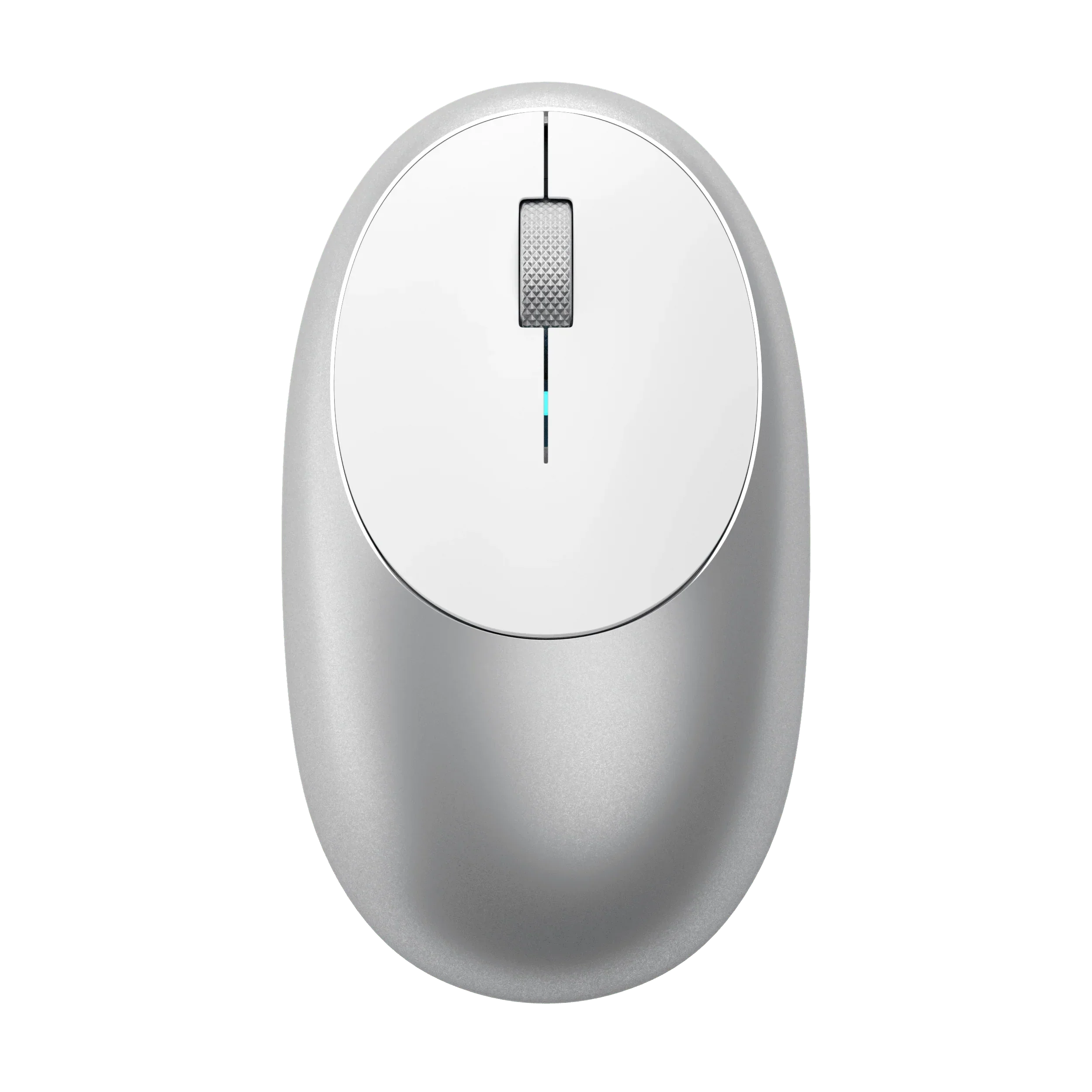 Satechi M1 Bluetooth Wireless Mouse in silver, featuring ergonomic design and Bluetooth 5.0 connectivity.