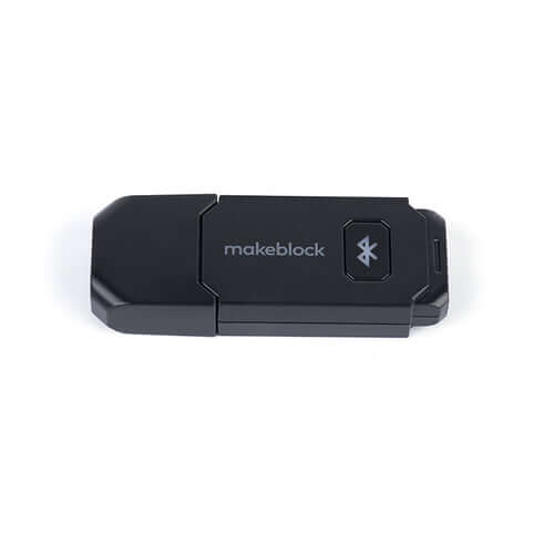 Makeblock Bluetooth dongle for wireless connectivity, compact design, ideal for robotics projects and programming.