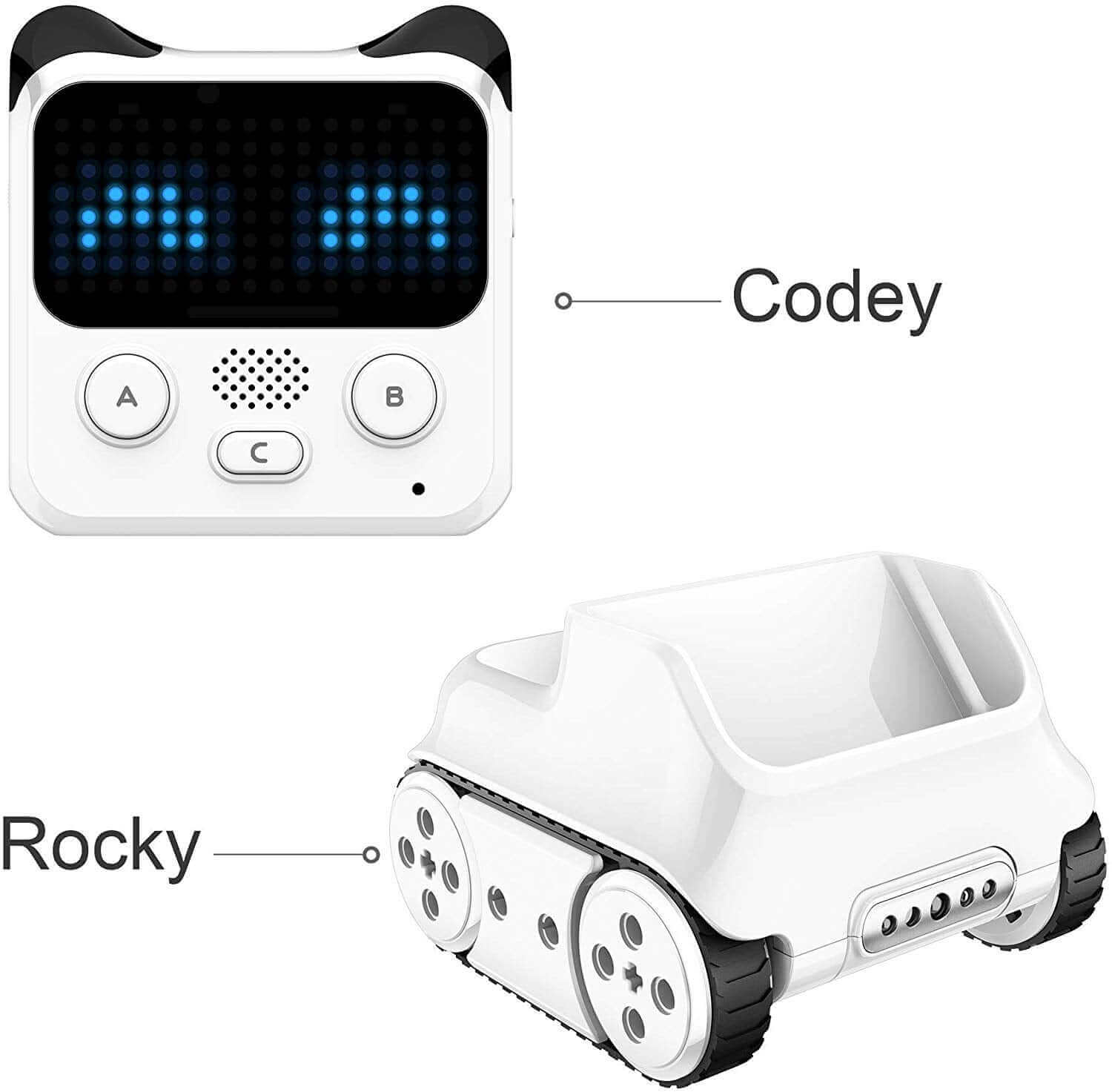 Makeblock Codey Rocky (Education Version) coding robot featuring Codey and Rocky components.