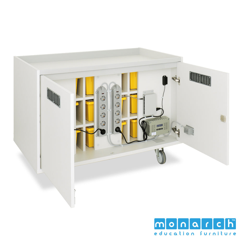 Monarch 9-Tray STEM Charging & Storage Trolley