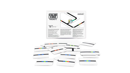 Ozobot Colour Code Magnets Speed Kit puzzle pieces for interactive coding education.