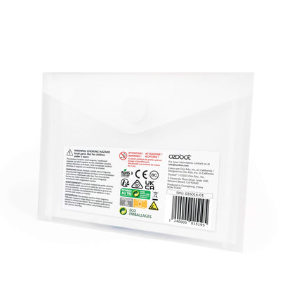 Ozobot Colour Code Magnets packaging showcasing educational coding tools for young learners.