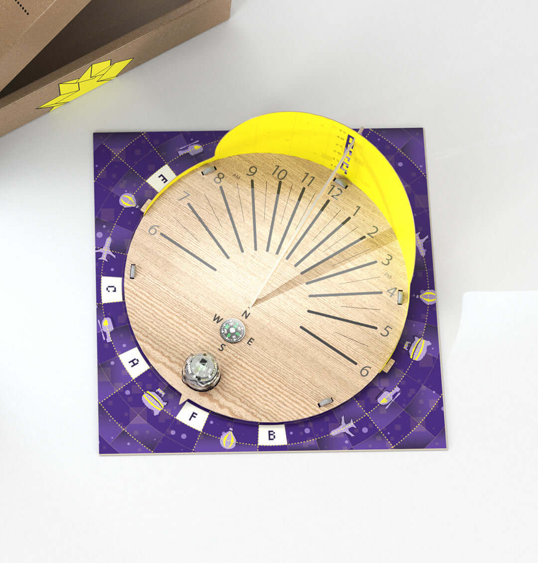 OzoGoes Around A Sundial educational kit for exploring solar system and learning STEAM concepts.